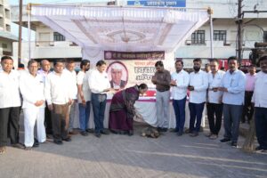 जामनेरमध्ये डॉ. नानासाहेब धर्माधिकारी प्रतिष्ठानतर्फे भव्य महास्वच्छता अभियान