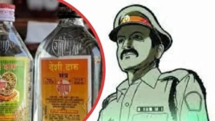 Police-raid-illegal-liquor-den-in-Dombivli-woman-arrested